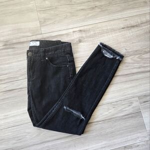 Free People Women's Black Skinny Jeans -Size 25w